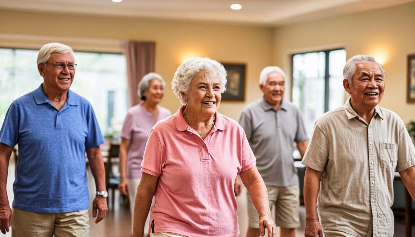 Group exercise class